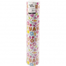 Presentpapper - B: 50 cm - Födelsedagsfest - 100 m