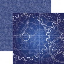 Paper Kit Reminisce Gear Head 12x12 Tum till scrapbooking, pyssel och hobby