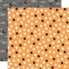 Paper Pack Simple Stories Spooky Nights 12x12 Tum Halloweenpyssel Höstpyssel