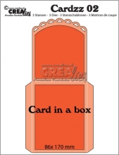 Dies Cardzz no. 2 Card in a box Crealies