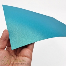 Pärlemo Papper A4 Turkos 20 ark 220g Pärlemorpapper Metallpapper