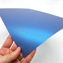 Pärlemo Papper A4 Mörkblå 20 ark 220g Pärlemorpapper Metallpapper