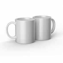 Cricut Ceramic Mug White 350ml 2 st Värmepress