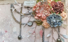 Pappersblommor Shimmer & Shine Flowers Blush Cluster