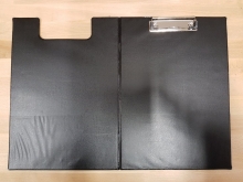 Clipboard / Skrivplatta Kraftig A4 Plastad Svart Ritplatta