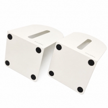 Bokstöd i Metall - H: 15 cm - 2 st - 2:a Sortering