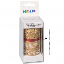 Dekorationstejp 5-pack - Red Glossy Twigs