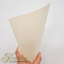 Mönstrade Papper A4 Peppar Creme 20 ark 220 g Kort Kuvert Bröllop Kärlek