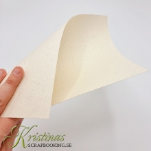 Mönstrade Papper A4 Peppar Creme 20 ark 220 g Kort Kuvert Bröllop Kärlek