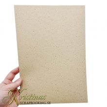 Mönstrade Papper A4 Peppar Brun 20 ark 220 g