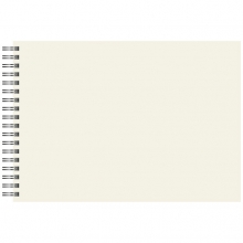 Spiralalbum Creme - 34x24 cm - Cremefärgade blad