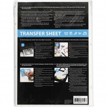 Transferpapper Tyg 21,5x28 cm 3 ark till scrapbooking, pyssel och hobby