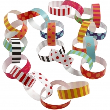 Girlangstrimlor med tryck 16 cm x 15 mm 2400 st Ballonger