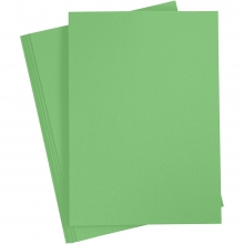 Färgad kartong A4 180 g Gräsgrön 20 ark till scrapbooking, pyssel och hobby