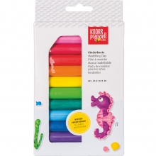 Leklera Modellera - 12 Mixade Färger - 200 g - Knorr Prandell