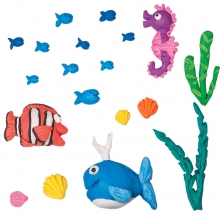 Leklera Modellera - 12 Mixade Färger - 700 g - Knorr Prandell