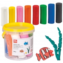 Leklera Modellera - 12 Mixade Färger - 700 g - Knorr Prandell