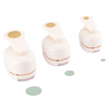 Stansar i Set Vaessen - Cirklar - 3 st - 8, 16, 25 mm