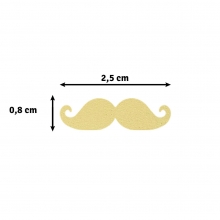Stans Vaessen - Medium Mustache - 2,5 cm - Mustasch