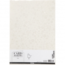 Mönstrade Papper A4 Off White Swirl 20 st Kort Kuvert Bröllop Kärlek