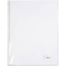 Kartong 25-pack 46x64 cm 220 g Vit till scrapbooking, pyssel och hobby