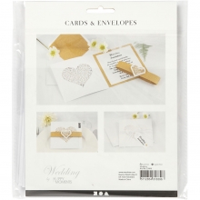 Happy Moments Kort och kuvert 14,5x14,5 5 set