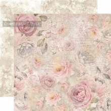Paper Pad Stamperia Shabby Rose 12x12 Tum Papper Kort Kuvert Bröllop Kärlek
