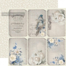 Paper Pad Stamperia New England 12x12 Tum Papper Kort Kuvert Bröllop Kärlek