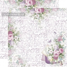 Paper Pad Stamperia Lilac Flowers 12x12 Tum