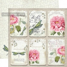 Paper Pad Stamperia Letters & Flowers 12x12 Tum Papper Kort Kuvert Bröllop Kärlek