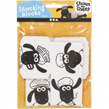 Stapelklossar Fåret Shaun 2 st Kreativa Leksaker