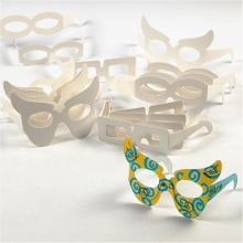 Glasögon 160st Masker till scrapbooking, pyssel och hobby