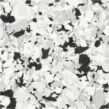 Terrazzo flakes Svart 90g Bladguld till scrapbooking, pyssel och hobby