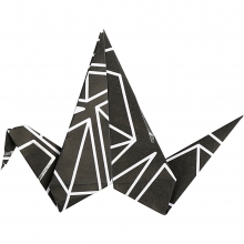 Origamipapper stl. 10x10 cm 80 g 40 ark till scrapbooking, pyssel och hobby