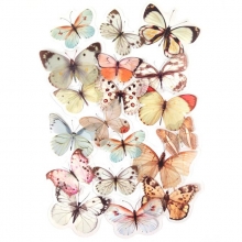 Die Cuts Clear - Acetate Mixed Butterflies - 40 st