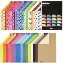 Kartong A4 Colorbar Mixade Färger 32x10 st Pappersblock Paper Pad