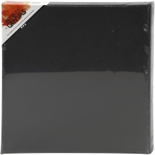 Canvas Målarduk 30x30 cm 360 g Svart Stycke