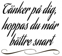 Stämpel Tänker på Dig Kristinas Scrapbooking Stämplar Uppdelat Tillverkare