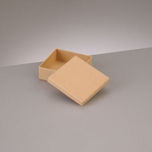 Pappersask med lock Mått: 8.5 x cm Höjd 3 Ask Box Låda Förvaring av Papp