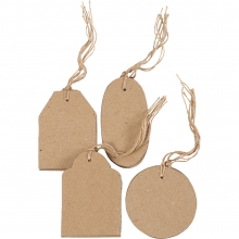Manilla Tag H: 7,5 9 cm 16 st Prisetiketter