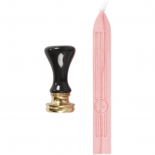 Lack och sigill Rosa 17 mm Lackstång Presentinslagning