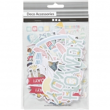 Die cuts 15-125 mm 120 g Baby 96 st Pappersfigurer