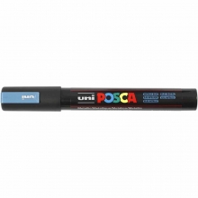 Posca Marker Medium Bullet PC-5M Metallic blue Penna 2,5 mm