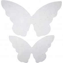 Fjärilsvingar - stl. 12x7 cm - 20 st