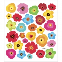 Stickers 15 x 16,5 cm ca. 30 st Blommor Klistermärken Djur Natur