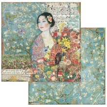 Paper Pad Stamperia Atelier des Arts 8x8 Tum Pappersblock 4 8