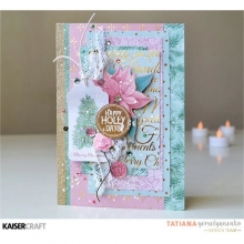 Papper Kaisercraft Christmas Wishes Pearlescent Scrapbooking