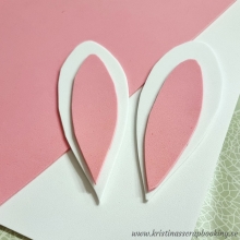 Påskkrans Vit Päls Kanin med öron Påskpyssel Inspiration