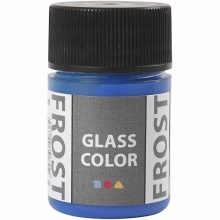 Glasfärg frost Blå 35 ml till scrapbooking, pyssel och hobby