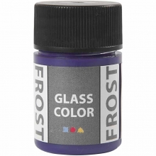 Glasfärg frost Violett 35 ml till scrapbooking, pyssel och hobby